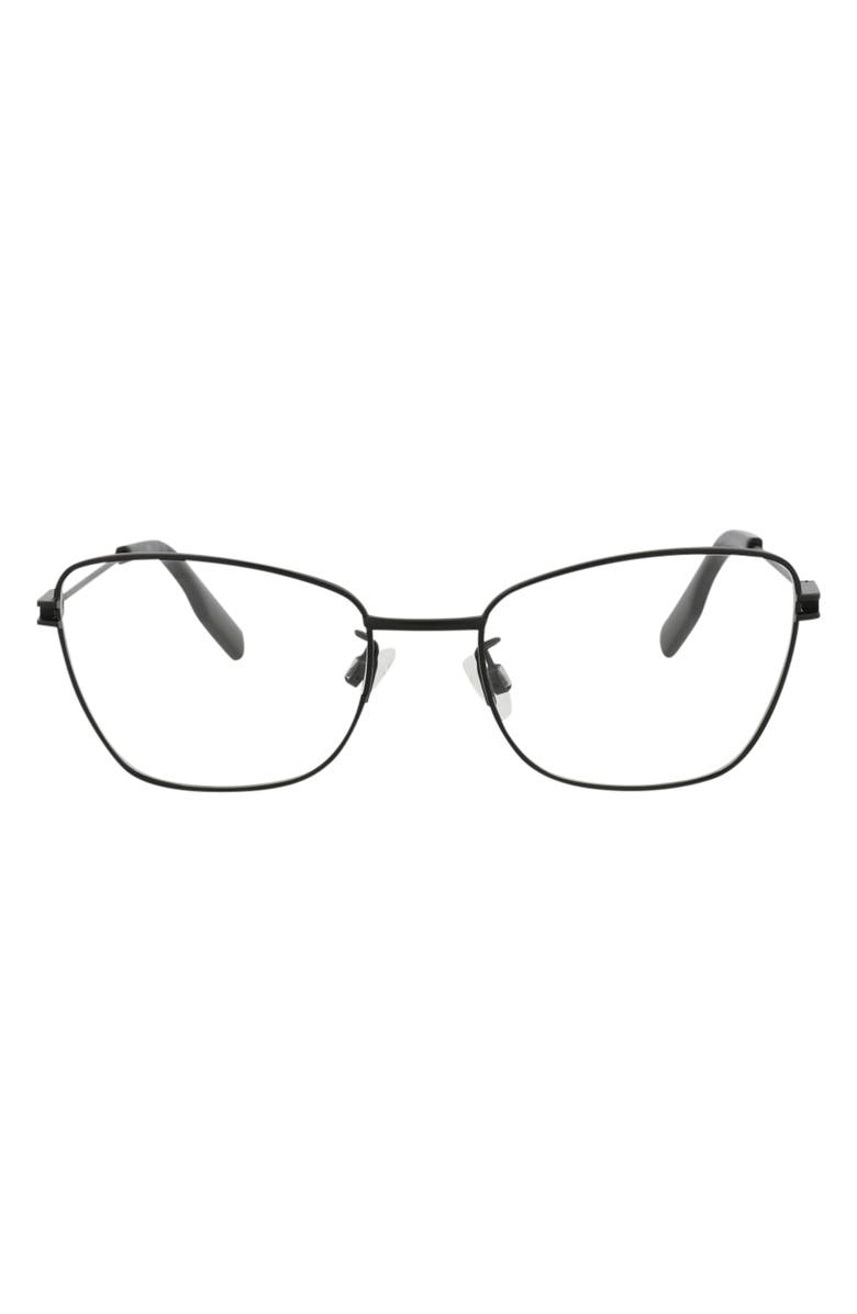 McQueen 50mm Cat Eye Optical Glasses, Main, color, 