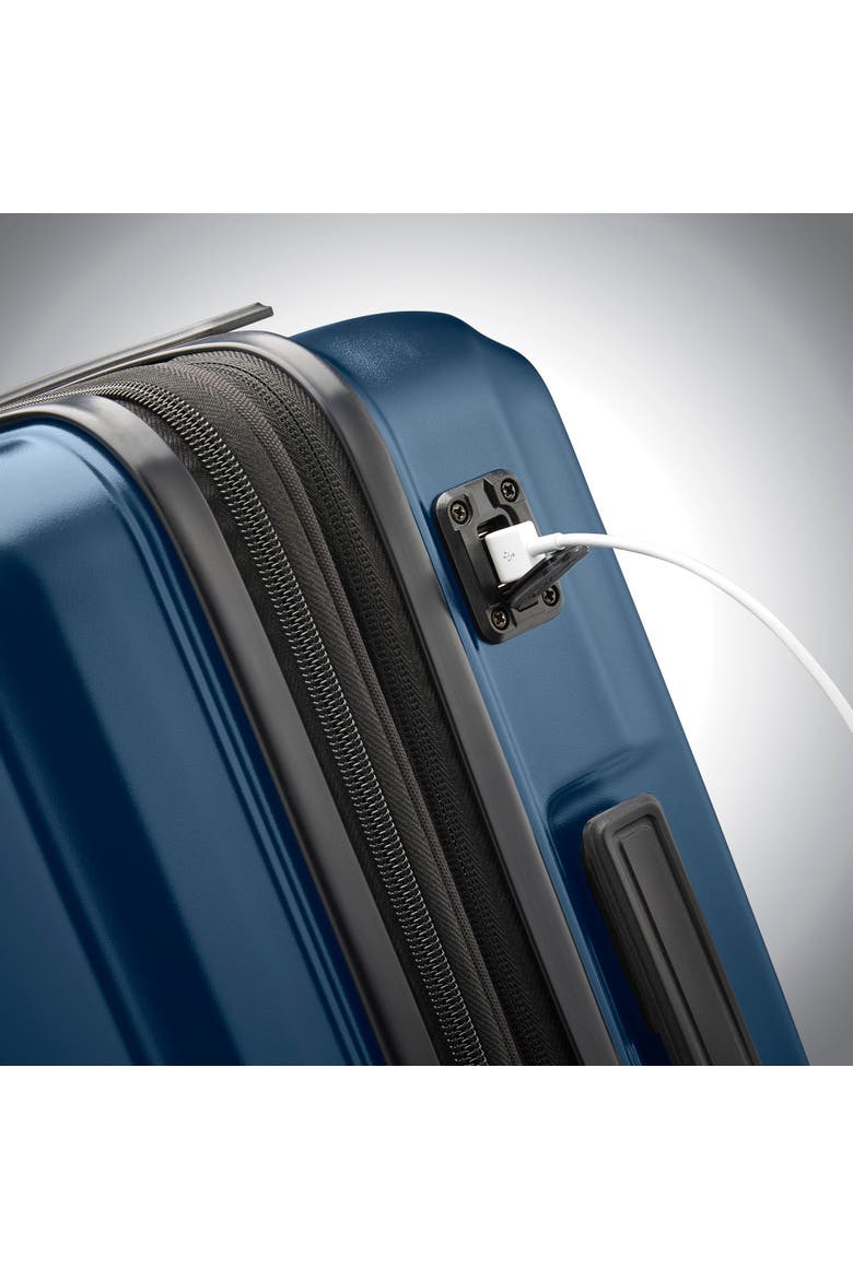 Octiv 2 Piece Set (20"/28") Hardside Spinner, Alternate, color, Blue Denim