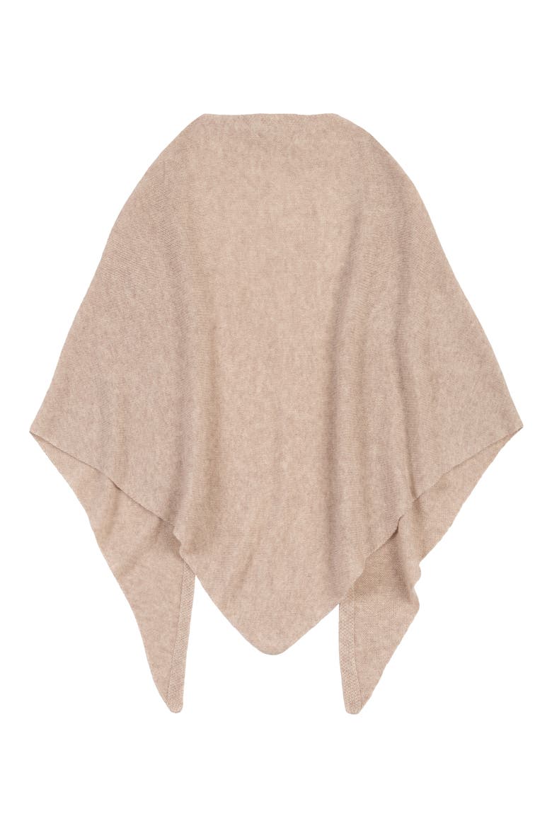 Wool & Cashmere Triangle Scarf, Alternate, color, OATMEAL