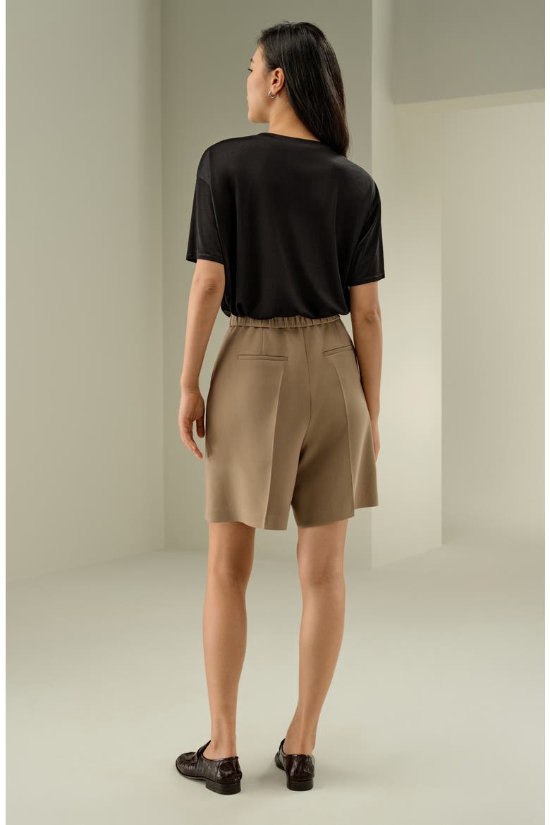 Silk Jersey Oversized Tee, Alternate, color, Black