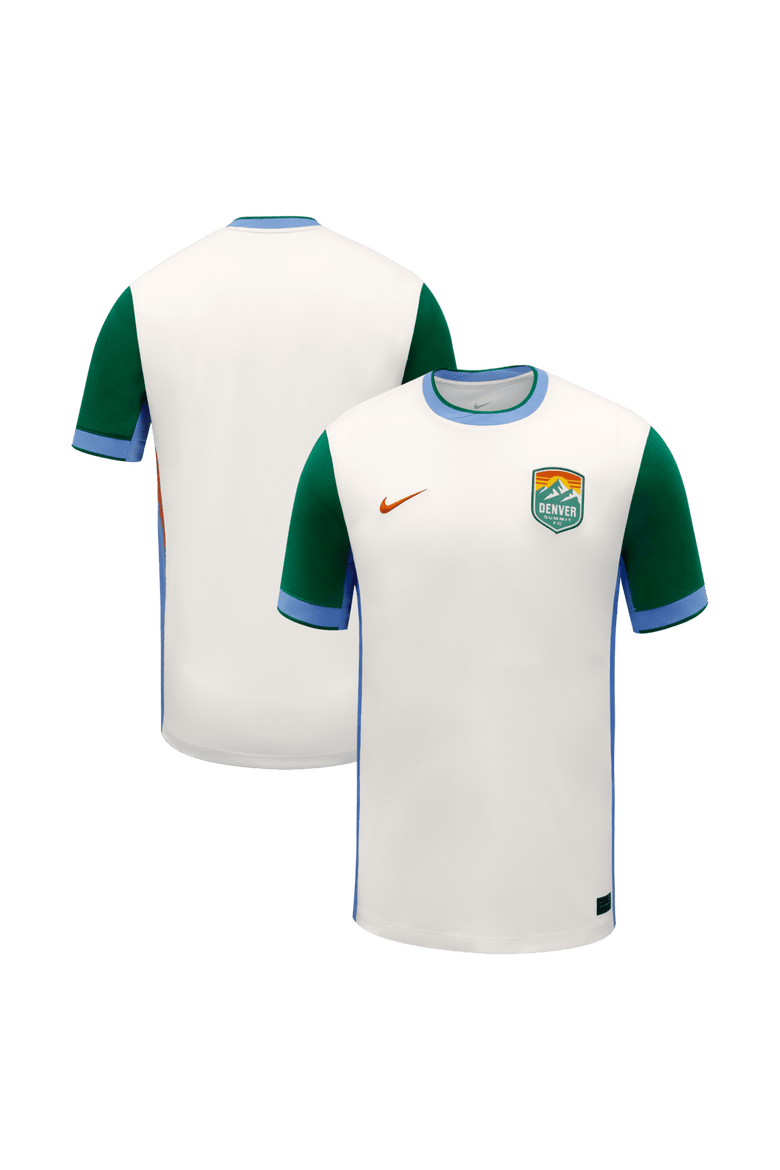 Men's Nike Cream Denver Summit FC 2026 Primary Stadium Replica Jersey, Main, color, Cream