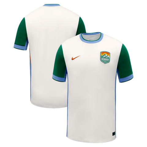 Men's Nike Cream Denver Summit FC 2026 Primary Stadium Replica Jersey