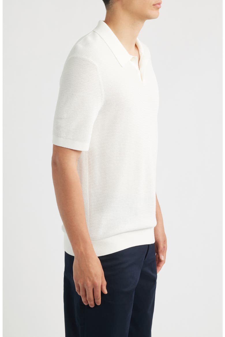 Soris Knit Polo, Alternate, color, IVORY