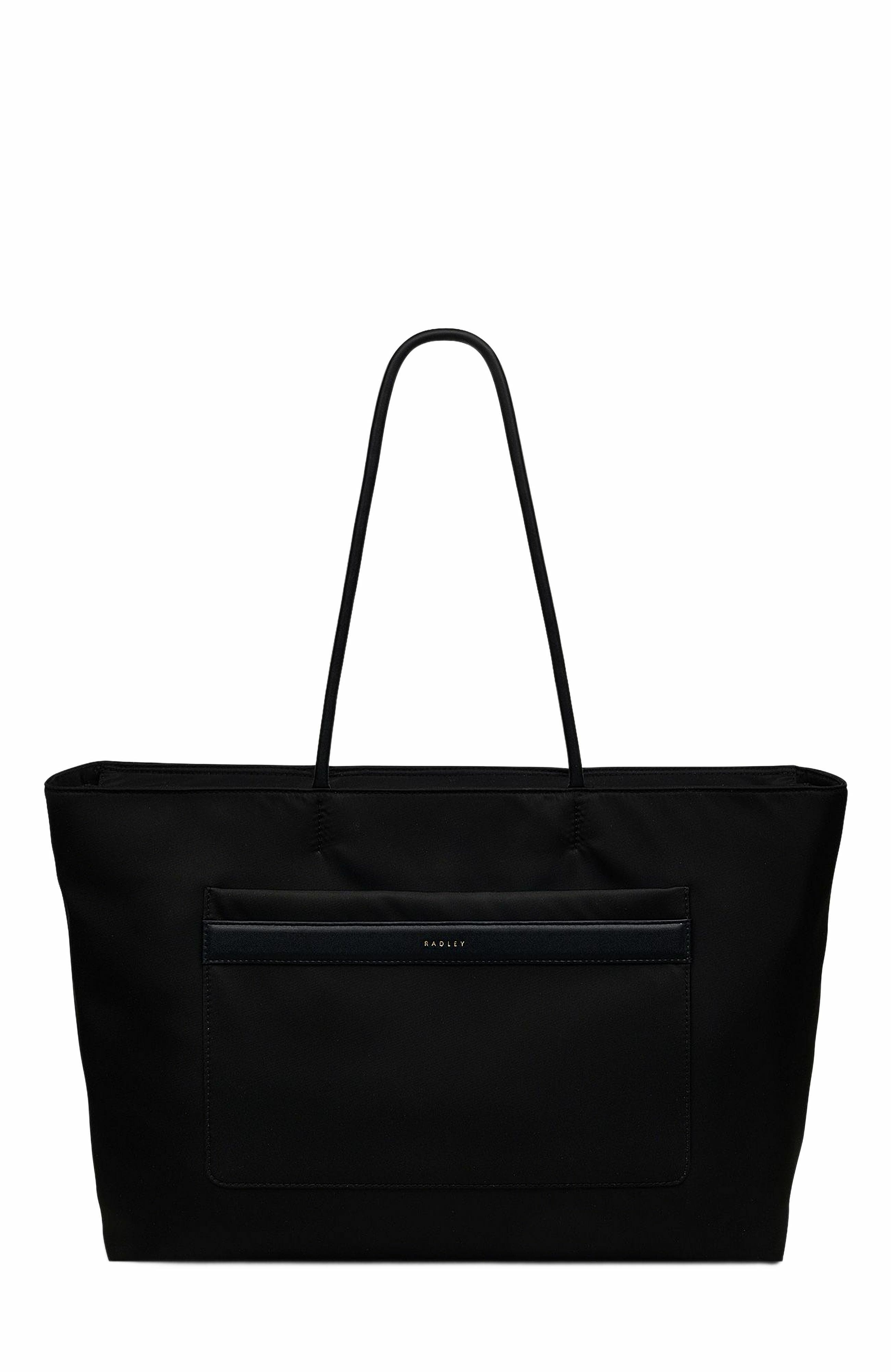 Radley Holland Park Large Ziptop Tote Bag, Main, color, Black
