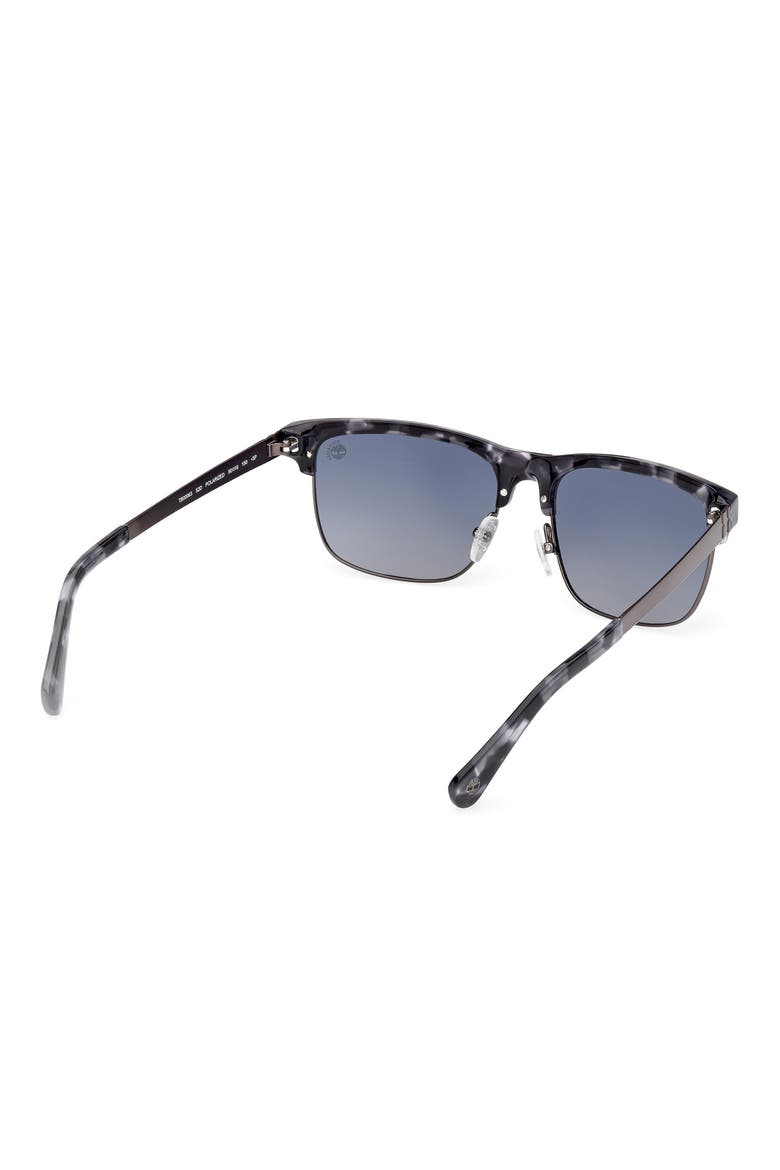 60mm Sunglasses, Alternate, color, DARK HAVANA / SMOKE POLARIZED