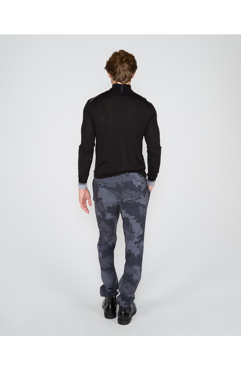 Lords of Harlech Ronald Merino Wool Turtleneck Sweater, Alternate, color, Black