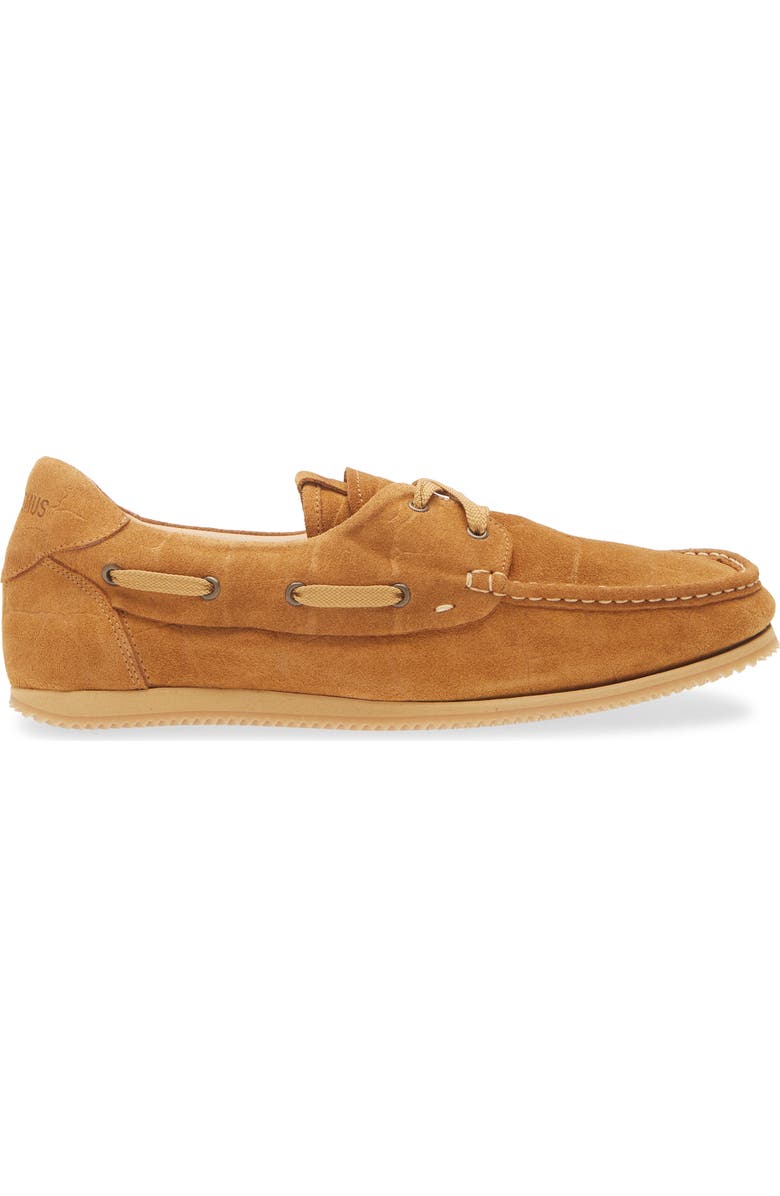 Jacquemus The Batto Boat Shoe, Alternate, color, Camel 830