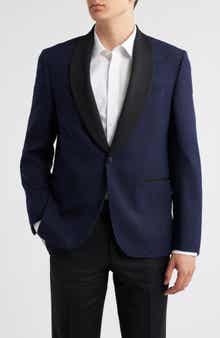 Jack Victor Ethan Diamond Jacquard Wool Dinner Jacket
