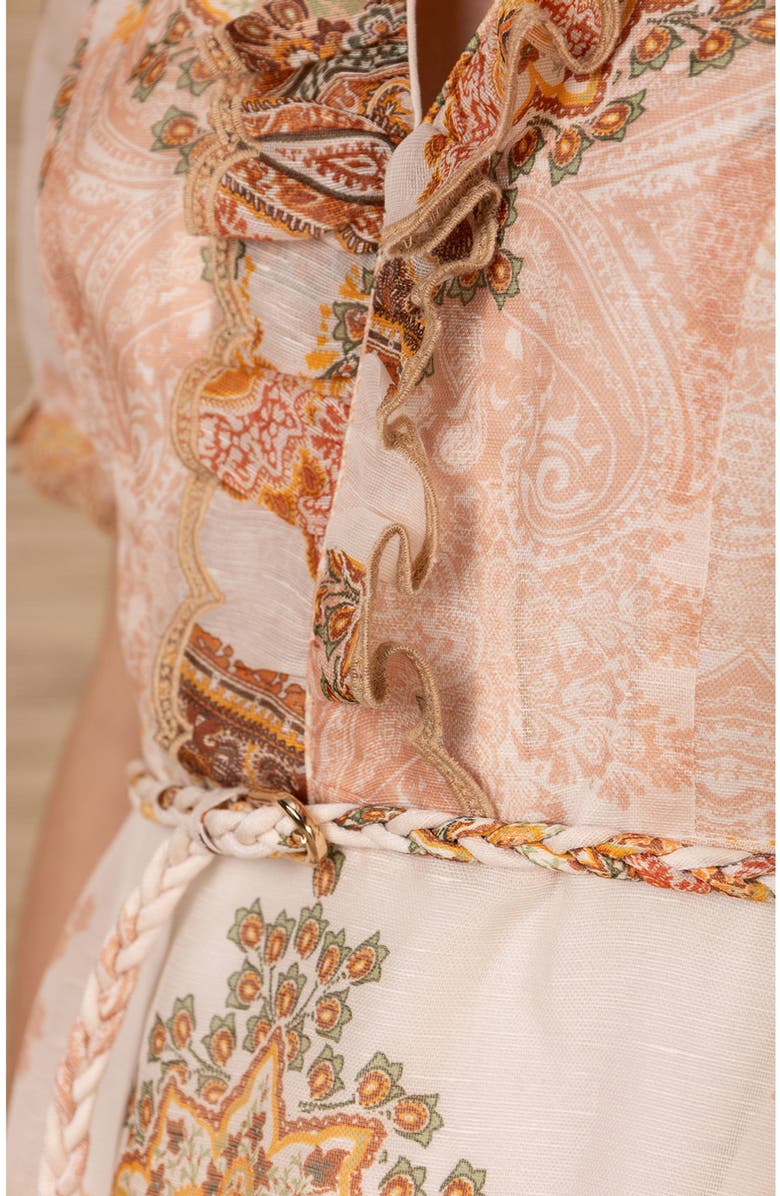 Hale Bob Micah Organza Maxi Dress, Alternate, color, Ivory