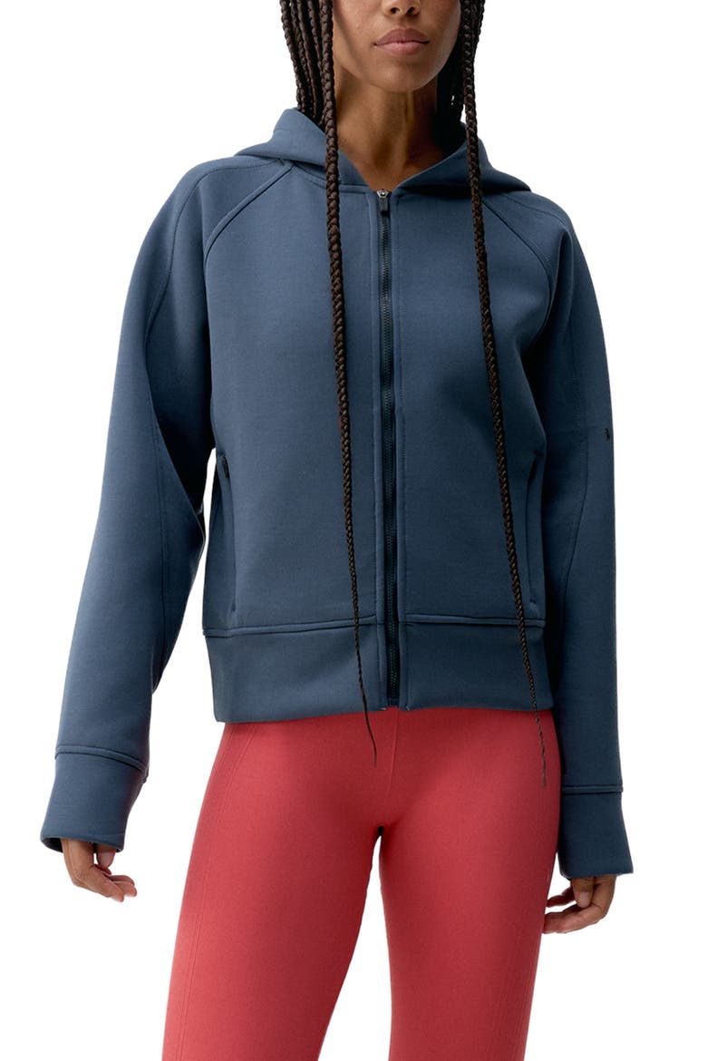 Elsa Performance Sport Sweatshirt, Main, color, Blue Grey