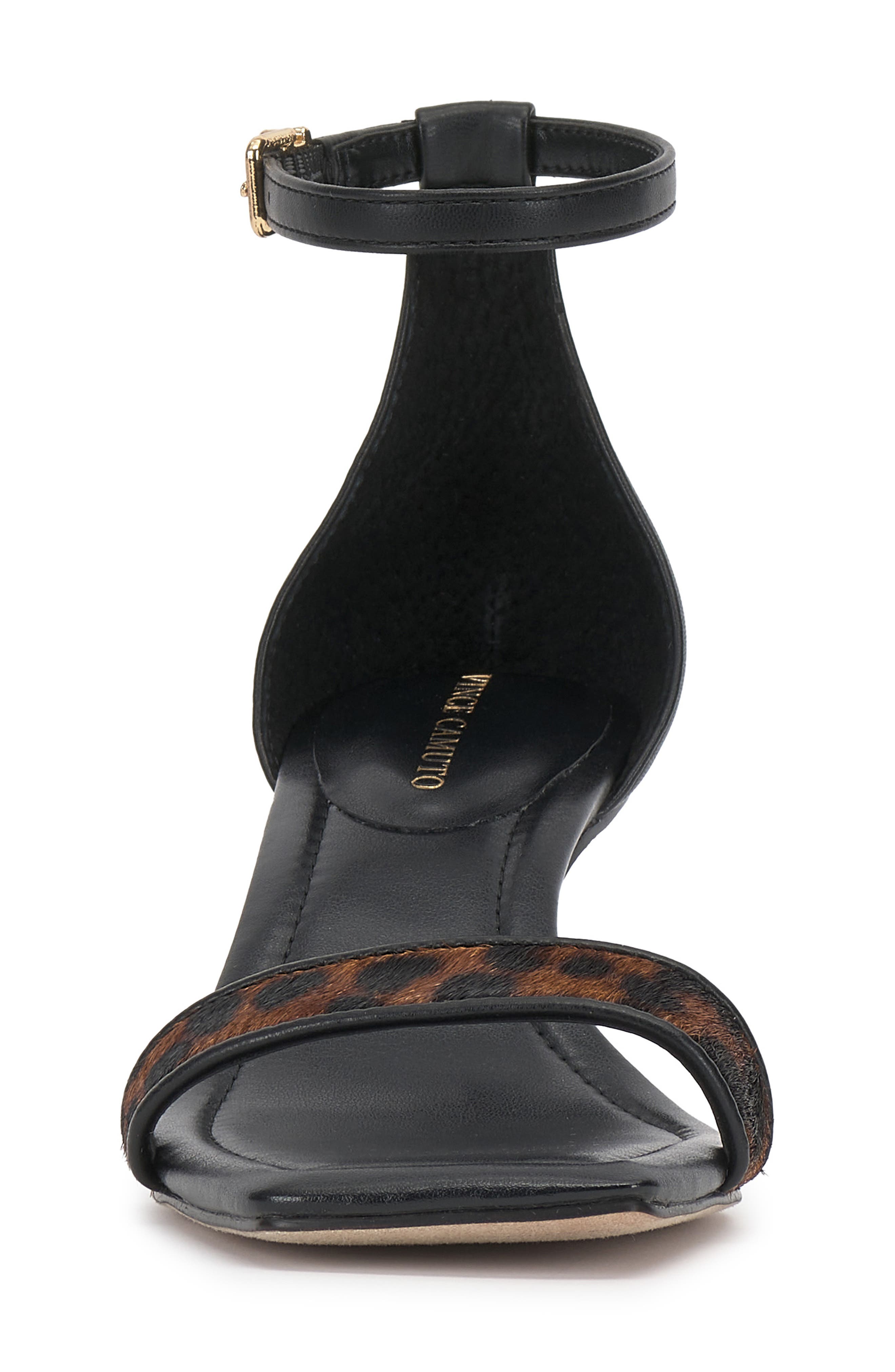 Vince Camuto Vinkley Sandal, Alternate, color, Camel Black Soft Leopard
