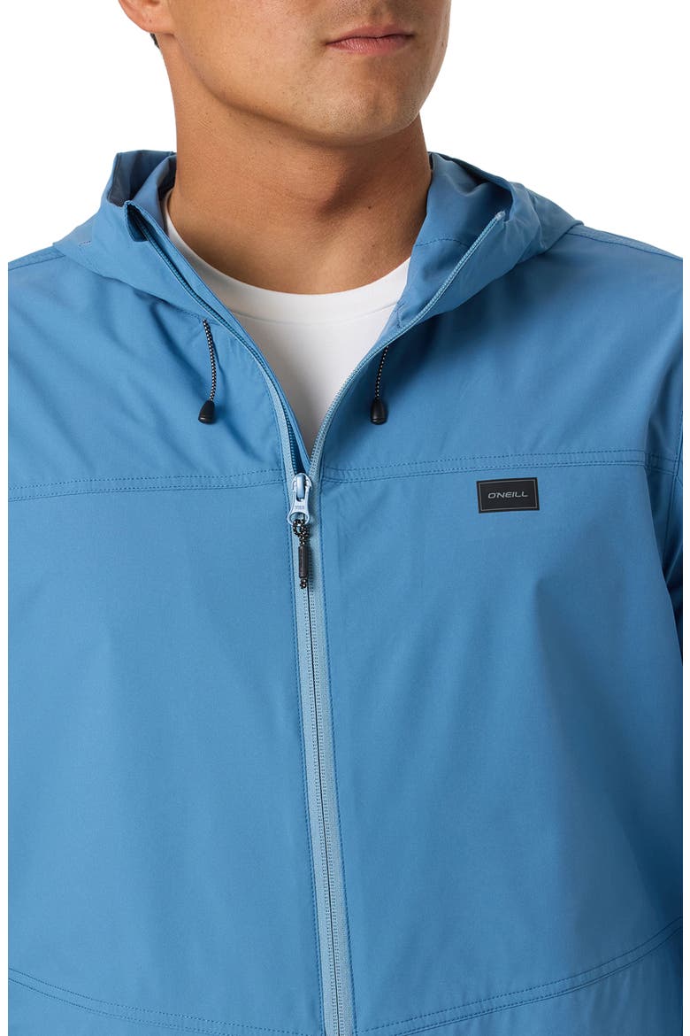 TRVLR Hooded Water Repellent Jacket, Alternate, color, CAPTAINS BLUE