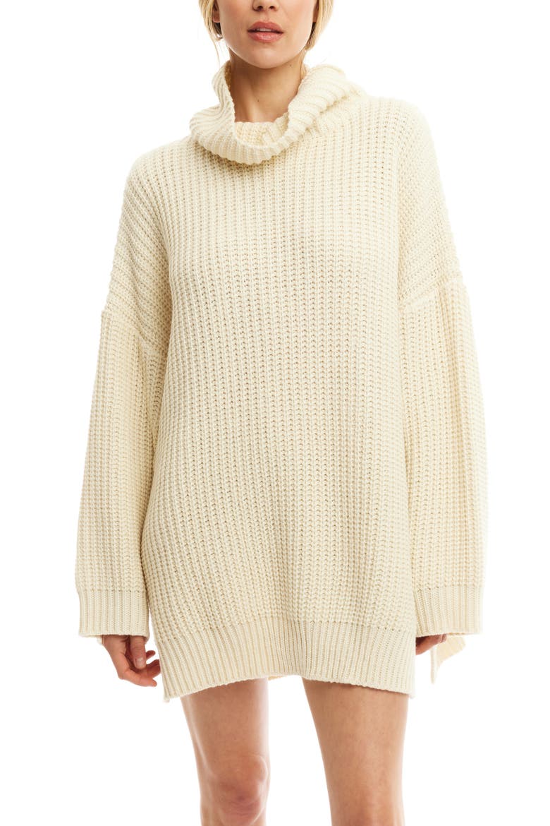 Laney Sweater Dress, Alternate, color, Creme