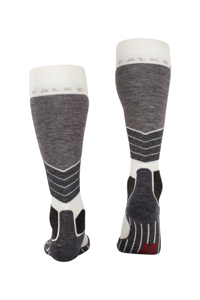 SK2 Intermediate Cashmere Ski Socks, Alternate, color, Woolwhite