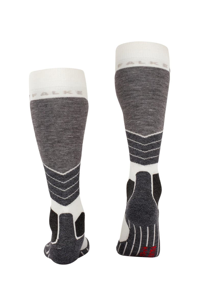 Falke SK2 Intermediate Cashmere Ski Socks, Alternate, color, Woolwhite