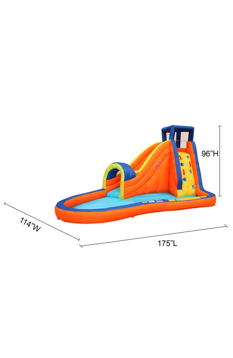 Banzai Pipeline Inflatable Water Park and Splash Slide, Alternate, color,
