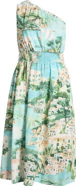 SUGARLIPS Piti Town Islay Smocked Midi Dress