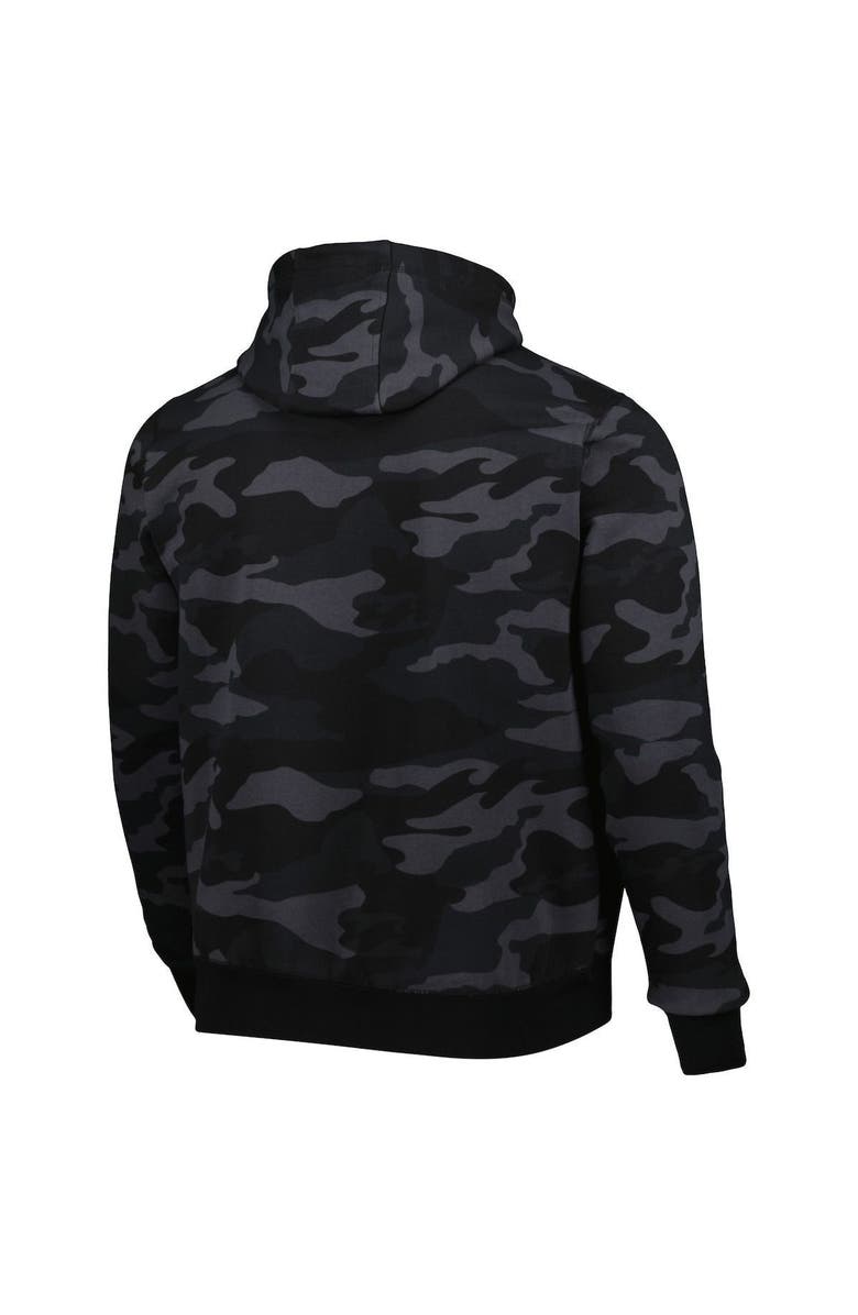 New Era Men's New Era Black/Camo New York Knicks Tonal Pullover Hoodie, Alternate, color,