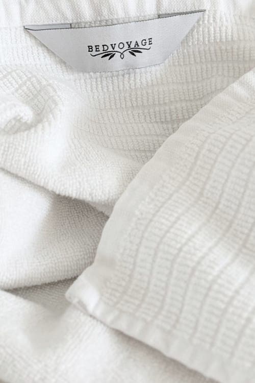 Bedvoyage Viscose Odor & Mildew Resistant Spa Towel Collection In Cloud