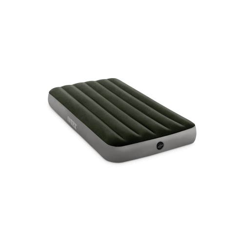 Intex Twin Durabeam Prestige Airbed With Battery Pump In Green