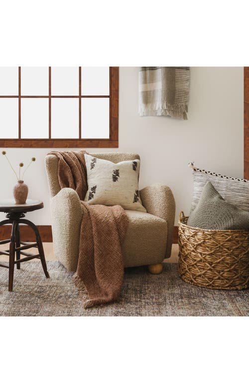 Crane Air Tranquil Weave Accent Pillow In Green