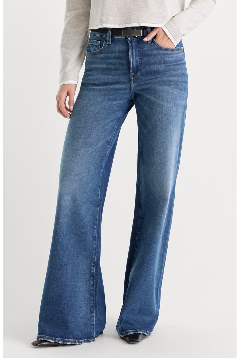 Soft Good Petite Palazzo Wide Leg Jeans, Main, color, RIDICULE