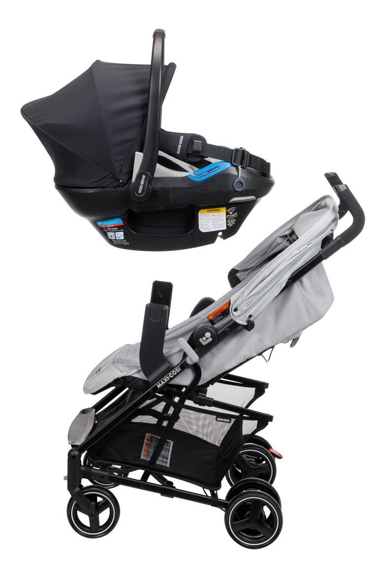 Mara XT Ultra Compact Stroller, Alternate, color, NETWORK GREY