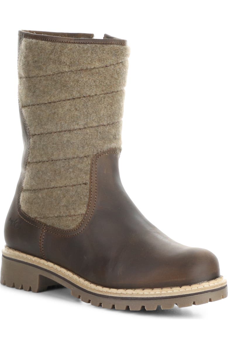 Bos. & Co. Harlyn Waterproof Boot, Main, color, Camel/Beige Saddle/T