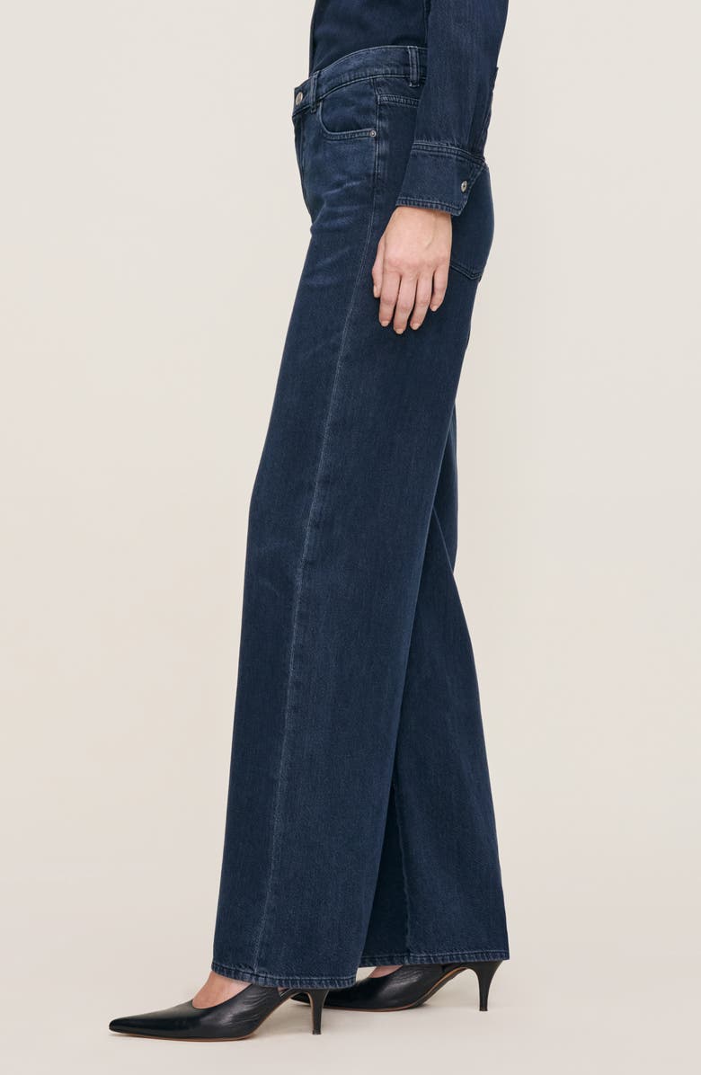 DL1961 Hepburn High Waist Wide Leg Jeans, Alternate, color, Crater Lake