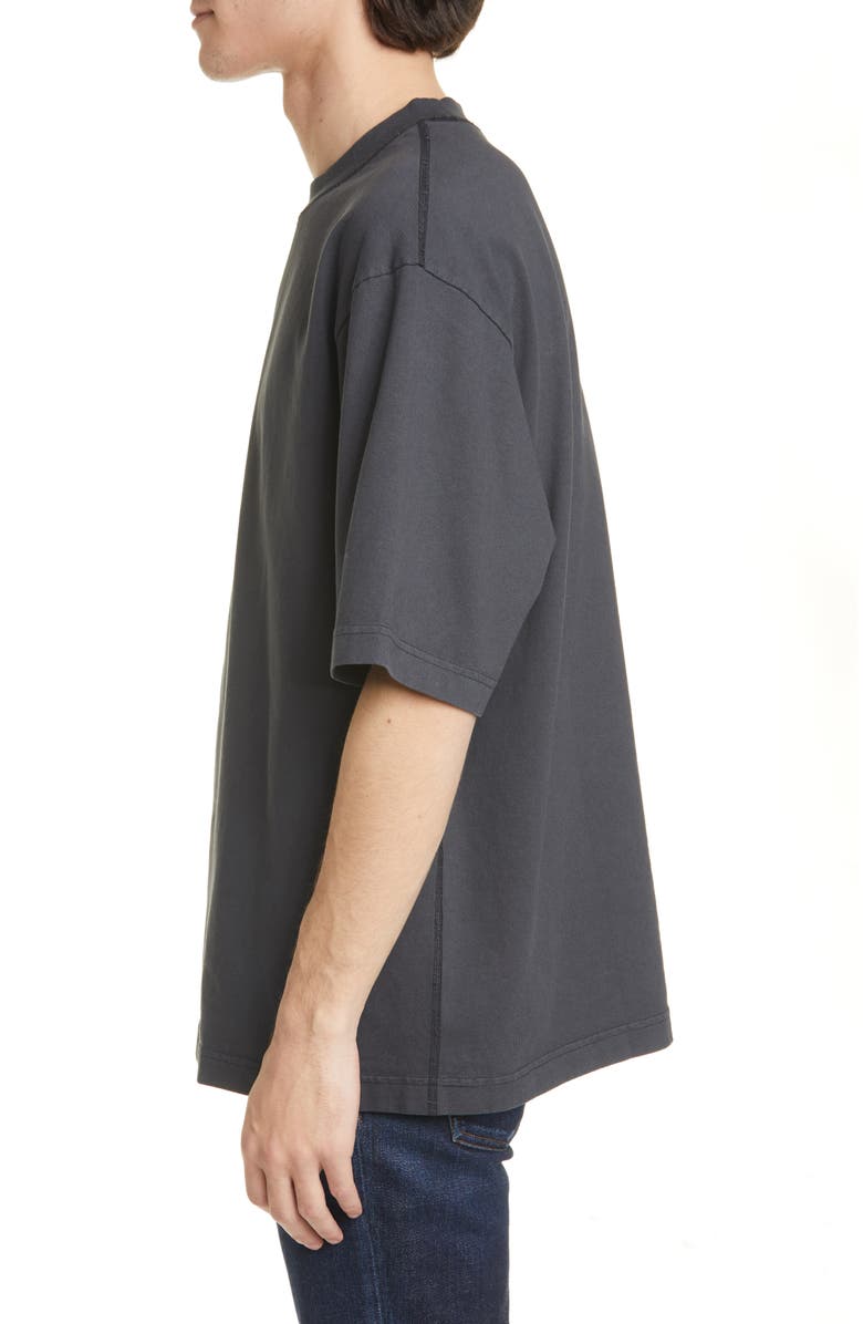 Acne Studios Extorr Stamp Oversize Logo T-Shirt, Alternate, color, 
