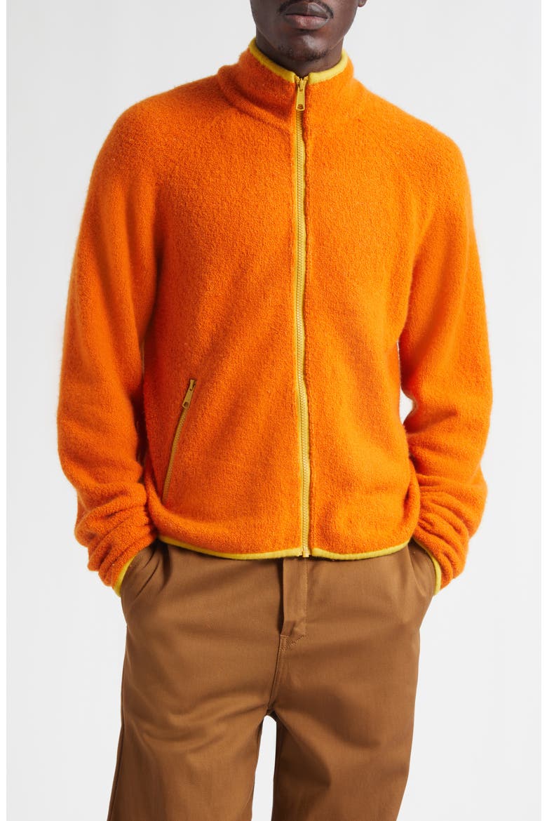 Functional Cashmere Blend Jacket, Main, color, DEEP ORANGE