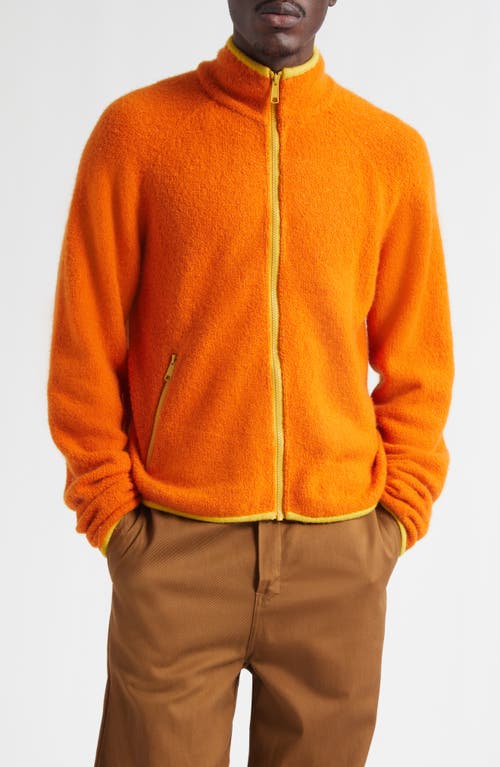 FRENCKENBERGER Functional Cashmere Blend Jacket in Deep Orange  product