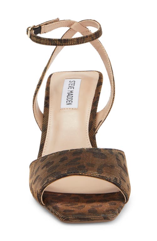 Steve Madden Meshee Sandal In Leopard