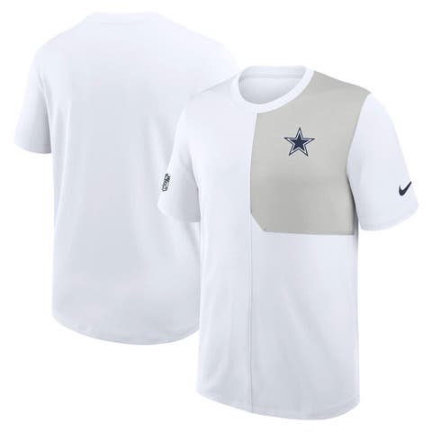 Men's Nike White Dallas Cowboys Sideline UV Dri-Fit Coach Shirt