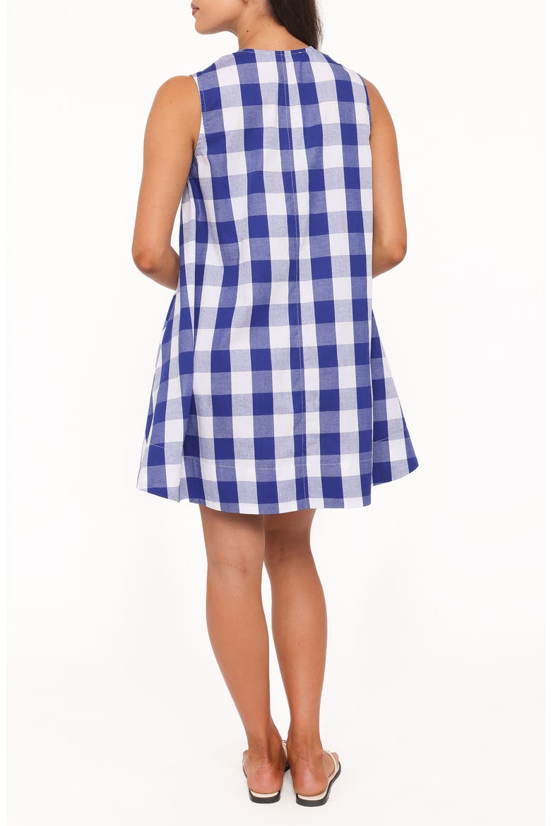 Jorah Minidress, Alternate, color, BLUE PLAID