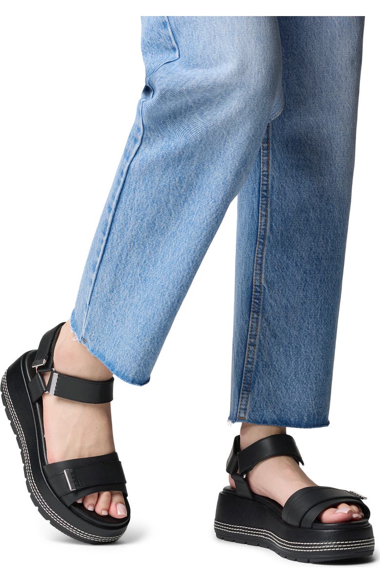 SOREL Sunpeak Ankle Strap Platform Sandal, Alternate, color,