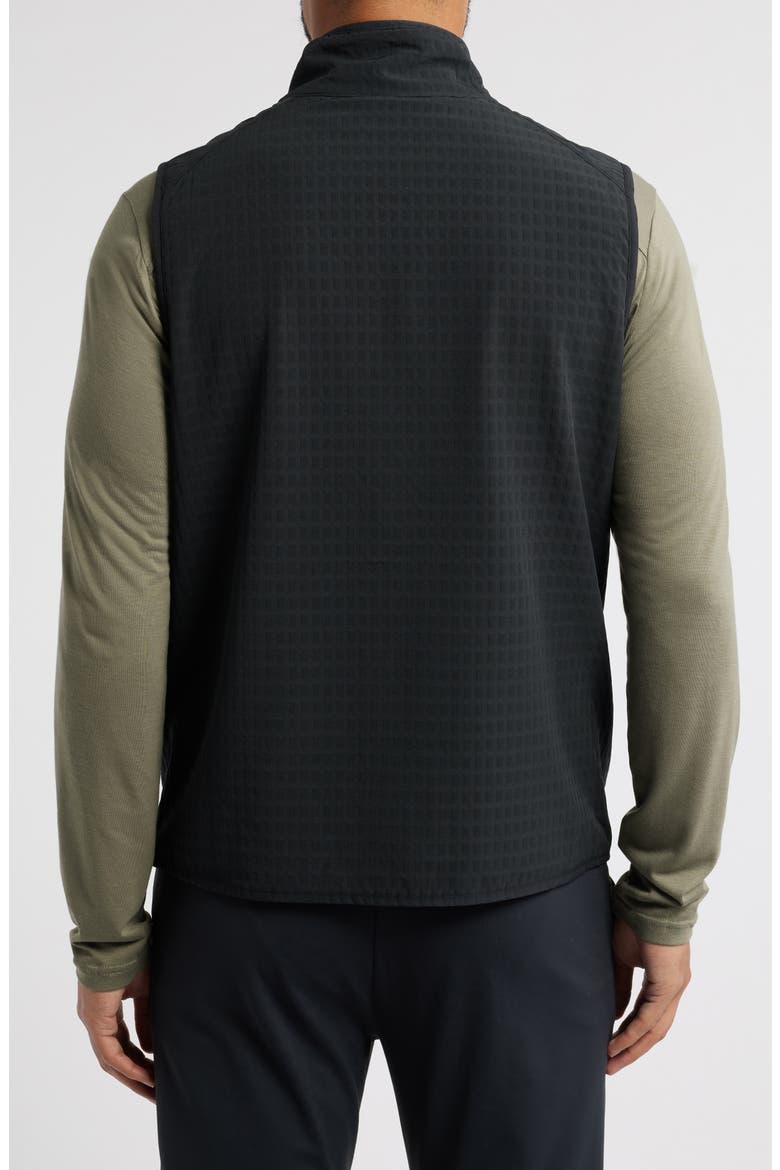 Gridback Fleece Lined Vest, Alternate, color, BLACK