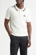 MIDNIGHT RODEO Signature Logo Embroidered Polo Sweater