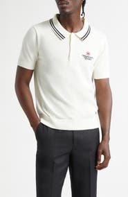 MIDNIGHT RODEO Signature Logo Embroidered Polo Sweater