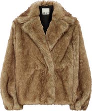 ICHI Faux Fur Jacket