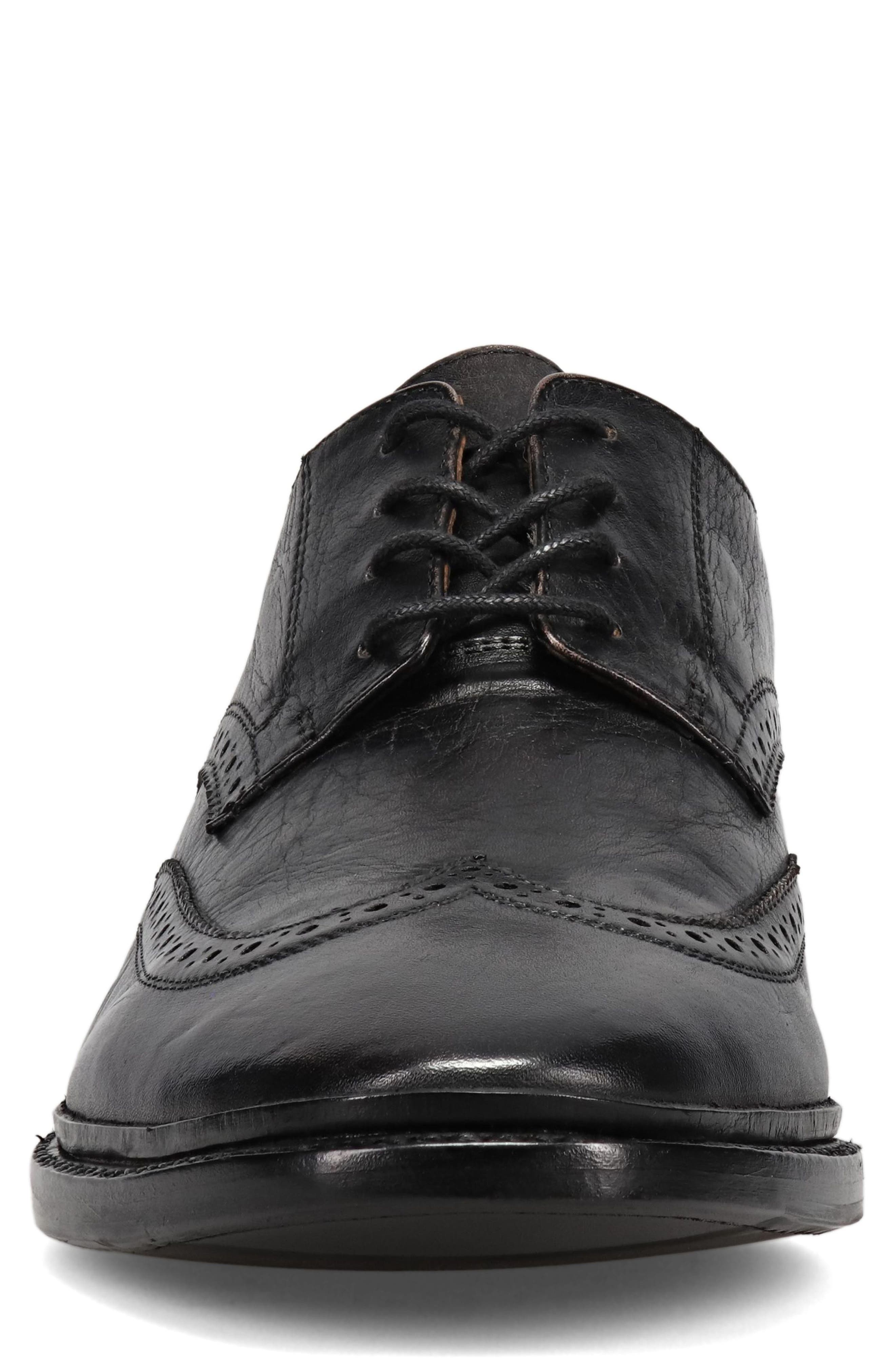 Frye Paul Wingtip Derby, Alternate, color, Black Laredo Leather