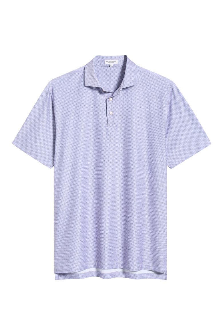 Rambla Microprint Performance Jersey Polo, Alternate, color, GARDEN VIOLET