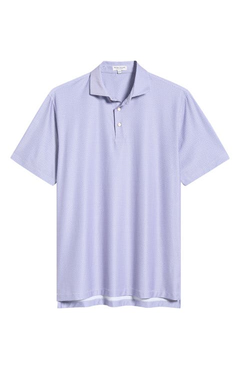 Rambla Microprint Performance Jersey Polo