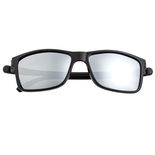 Simplify Ellis Polarized Sunglasses In Black/silver