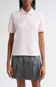 Thom Browne 4-Bar Cotton Piqué Polo