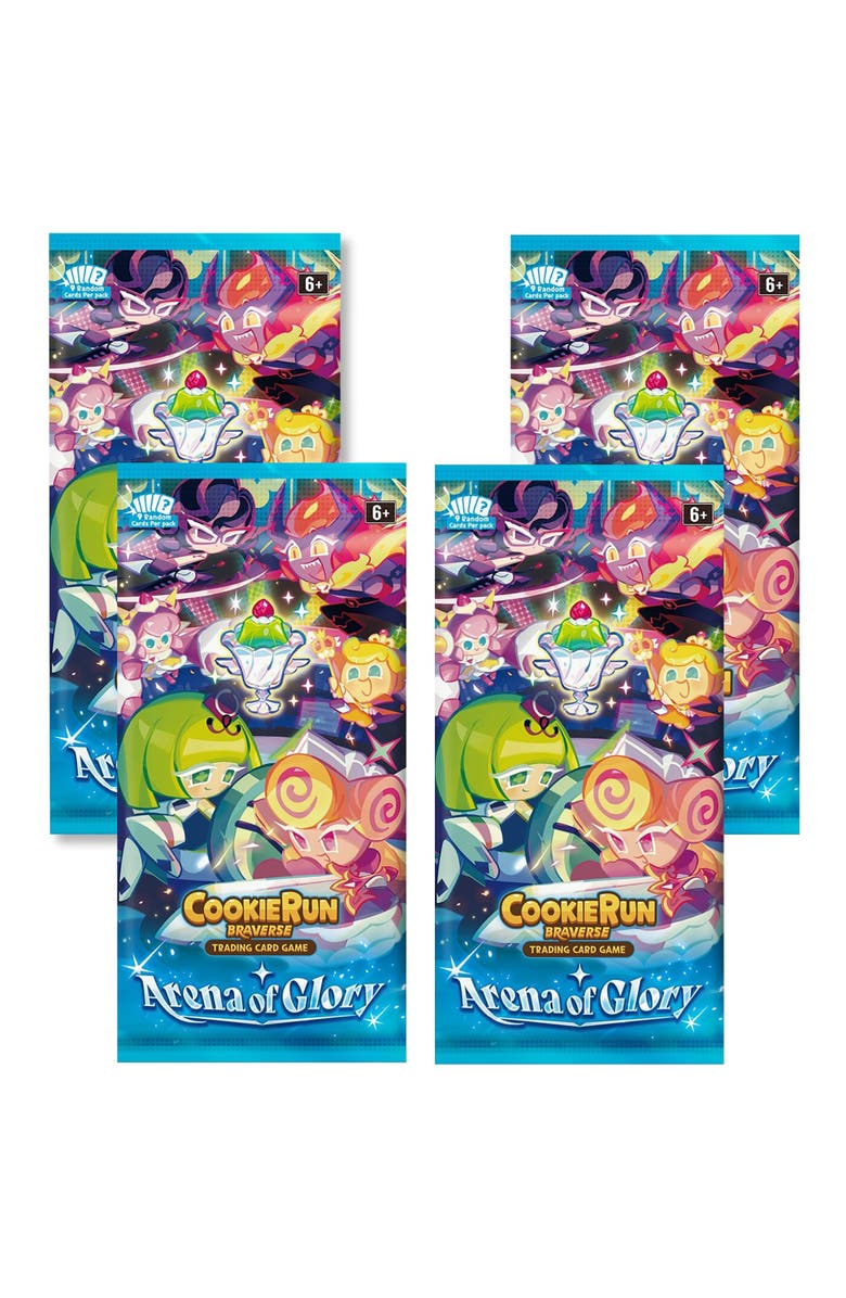 CookieRun: Braverse Trading Card Game CookieRun Braverse Trading Card Game - Arena of Glory Booster - 4 Pack, Main, color, Multicolored