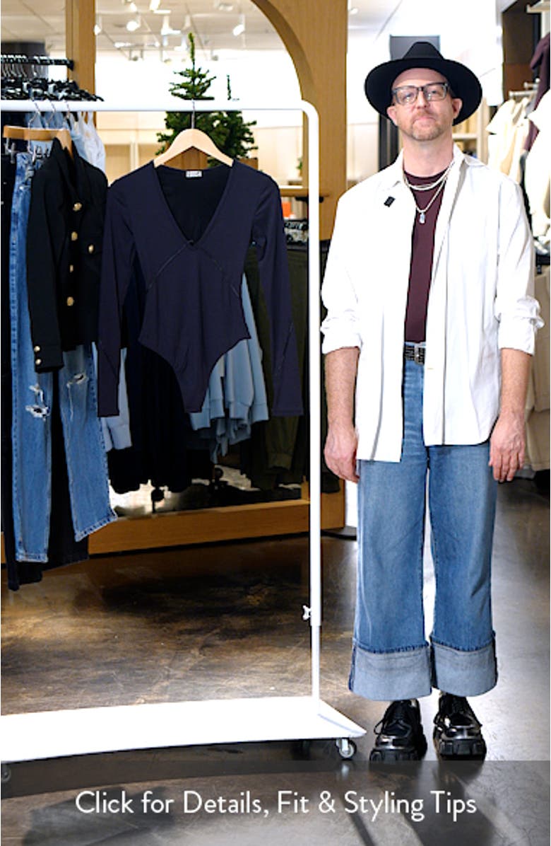 Victoria Long Sleeve Rib Bodysuit, sales video thumbnail