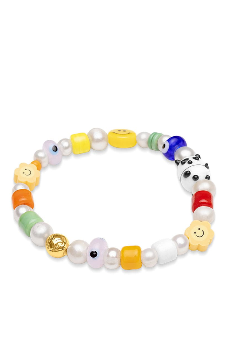 Nialaya Panda Pearl Bracelet, Main, color, Panda Pearl