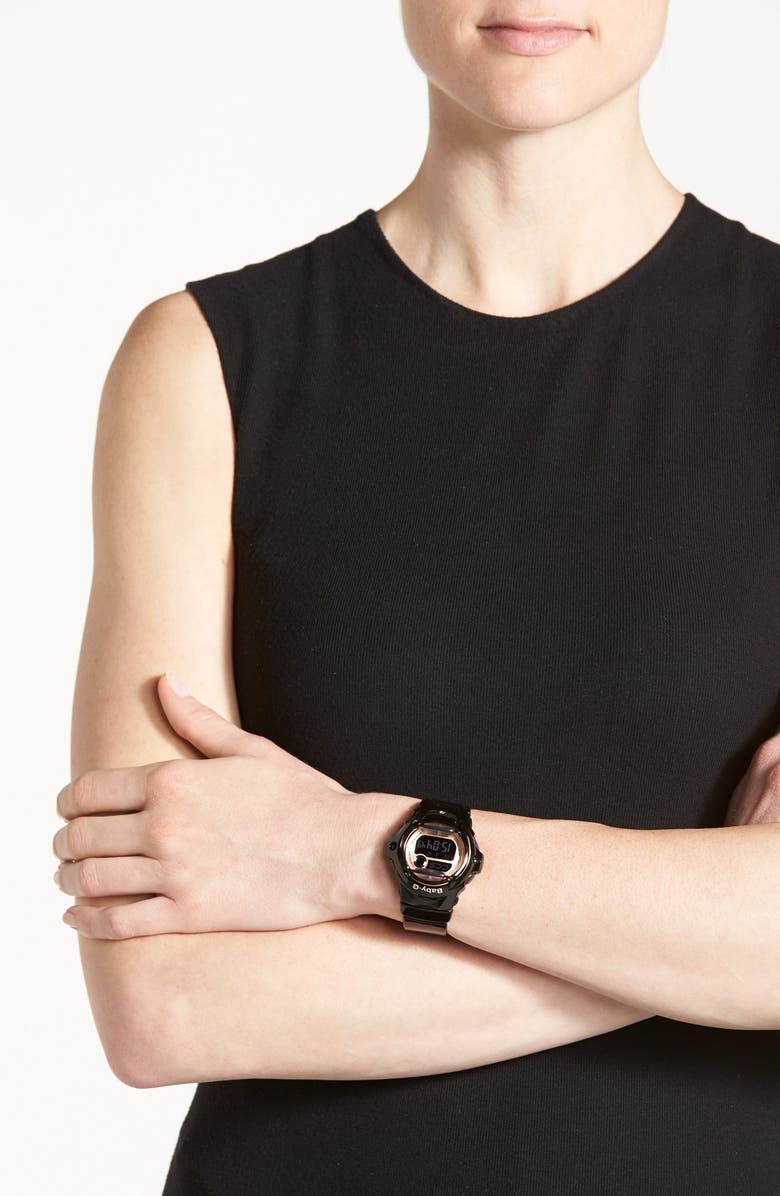 G-SHOCK Baby-G Pink Dial Digital Watch, 46mm x 42mm, Alternate, color, 