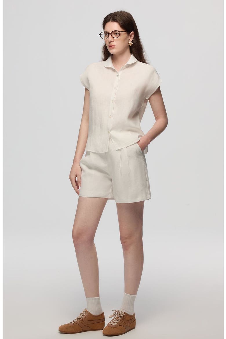 Hemp Retreat Top, Alternate, color, White